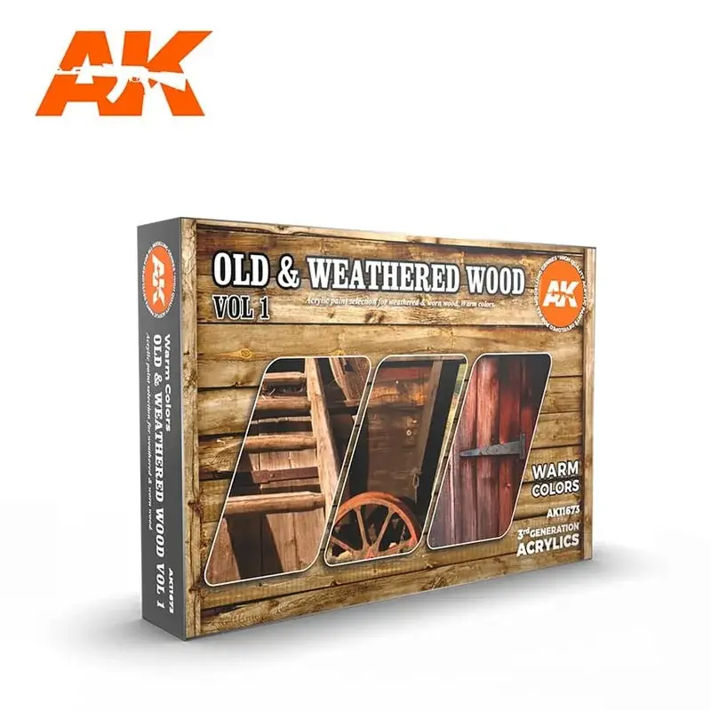 Oud & verweerd hout vol 1 Acrylverf Laatste Kans