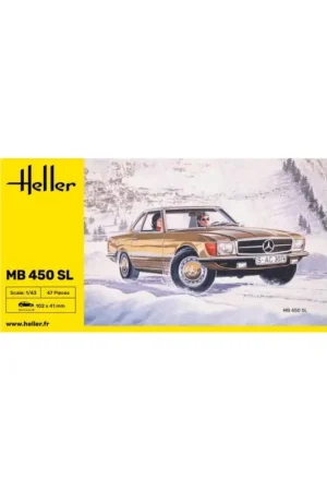 Favoriet Heller 80171 mb 450sl model 1/43 Schaalmodel