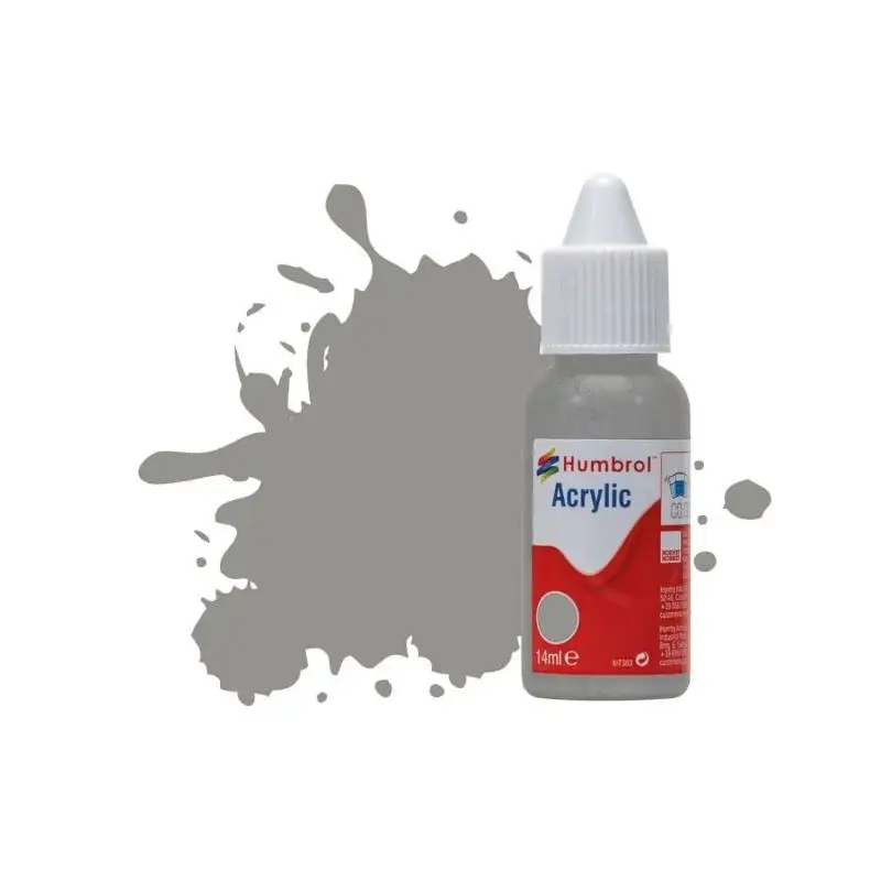 Meest Verkocht No.126 US Medium Grey Matt 14 mL Acrylverf