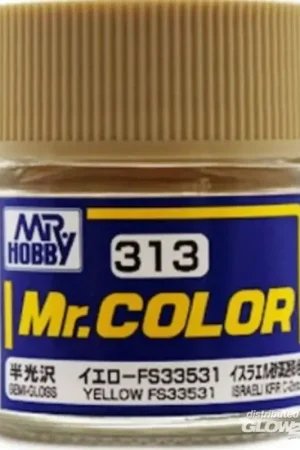 Mr Hobby -Gunze Mr. Color (10 ml) Yellow FS33531 Acrylverf Op = Op