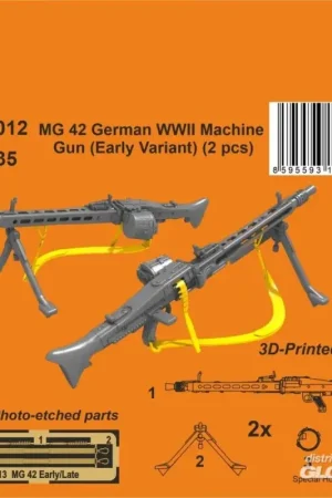 Shop Nu MG 42 German WWII Machine Gun (Early Variant) 1/35 Model van vuurwapen