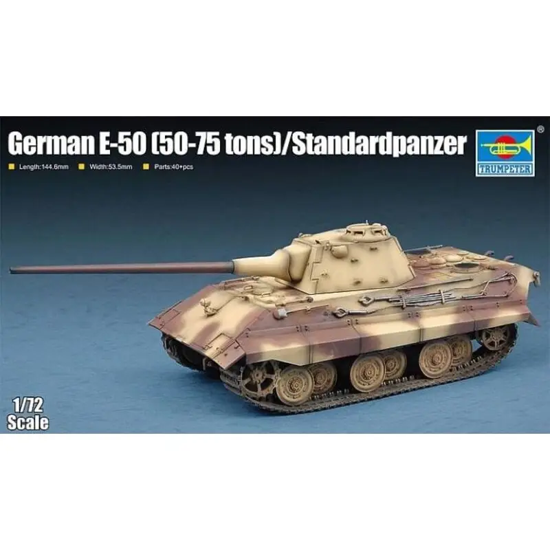 Dagaanbieding Duitse E-50 (50-70 ton / Standardpanzer Schaalmodel