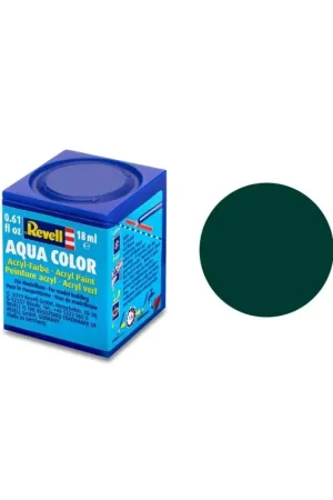 Aqua Acrylverf mat zwart-groen - 18ml 40 Exclusieve Aanbieding