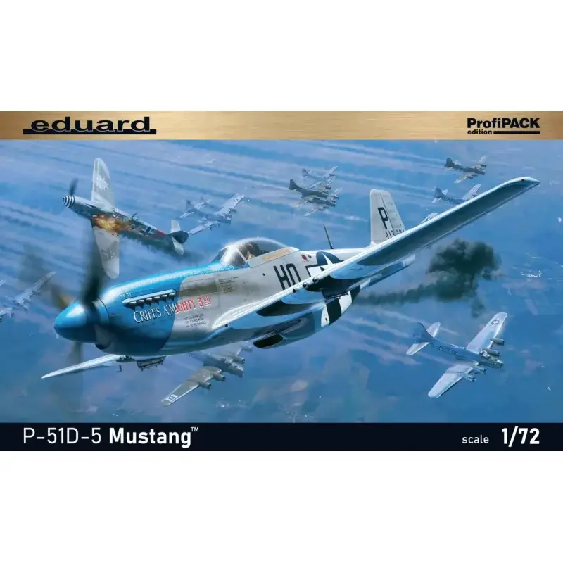 P-51D-5 Mustang EDUARD-PROFIPACK Schaalmodel Exclusieve Aanbieding