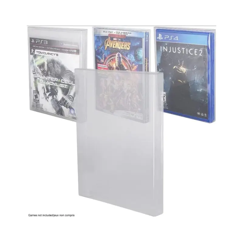 Direct Beschikbaar Pack of 25 PET protective cases for Xbox One/PS3/PS4 games