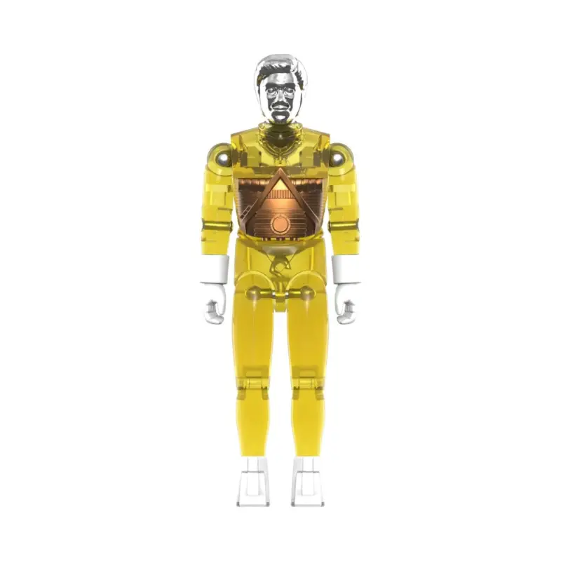 Micronauts Figure ReAction+ Wave 03 Time Traveler (Translucent Yellow) 10 cm Figuurtje Express Levering