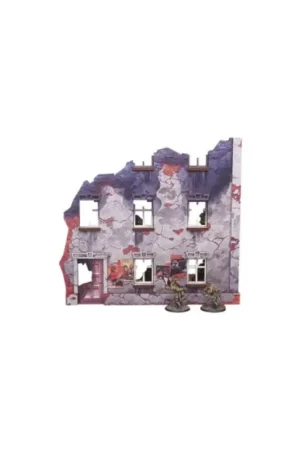 Dagaanbieding Pre-Painted WW2 Ostfront Stalingrad Univermag Left (With 3rd Floor) (1) Figuur spellet