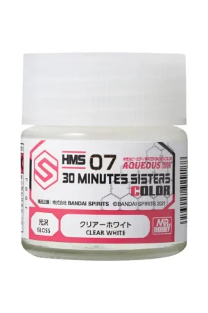 Lage Prijs Gunze hms-07 aqueous paint 30 minutes sisters colors (10 ml) clear white Acrylverf