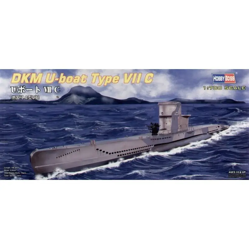Superprijs DKM U-Boat Type VIIc (submarines) Schaalmodel