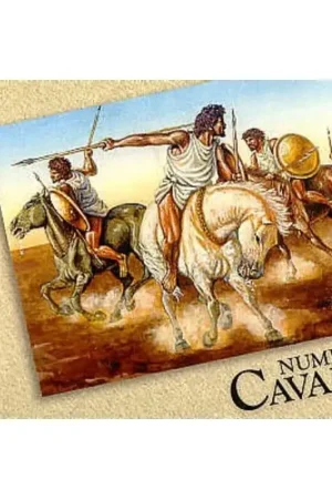 Korting Numidian Cavalry. 12 mounted Numidian cavalrymen. Figuren