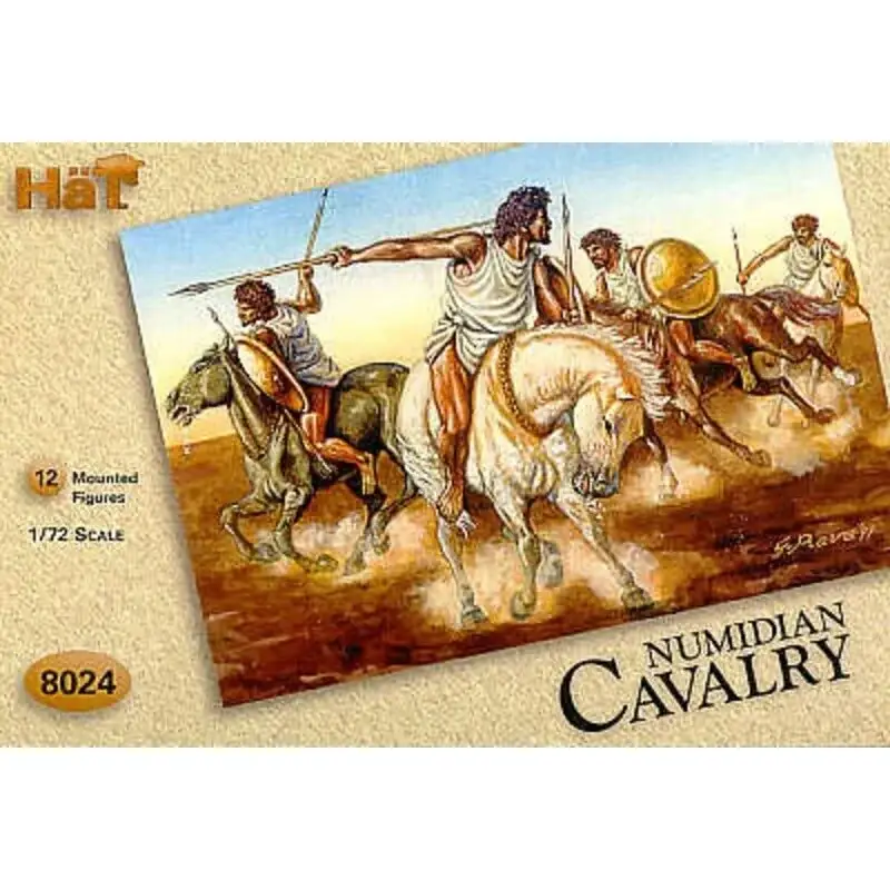 Korting Numidian Cavalry. 12 mounted Numidian cavalrymen. Figuren