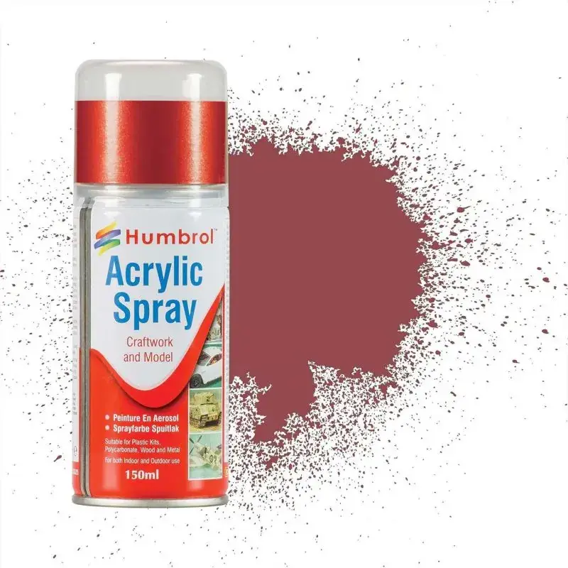 Betaalbaar No 73 Matt Wine red Oxide - Modellers Spray 150 ML Acrylverf