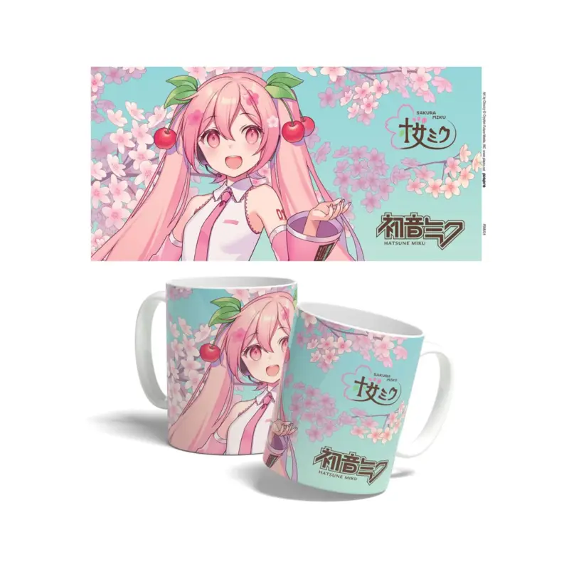 Actieprijs Hatsune Miku mug Sakura Miku Cherry Blossom 325 ml