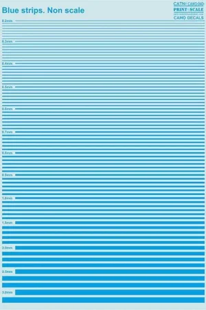 Exclusieve Aanbieding Sticker Blue stripes Decal