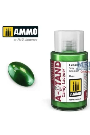 Laatste Versie A-STAND Candy Bottle Green - 30ml Enamel Paint air Acrylverf