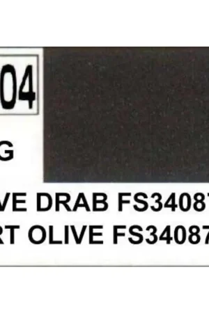 H304 Olive Green FS34087 matt Acrylverf Hoge Kwaliteit
