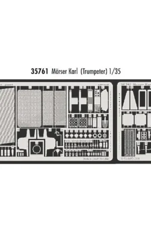 Tijdelijk Beschikbaar Morser Karl (designed to be used with model kits from Trumpeter) Accessoire