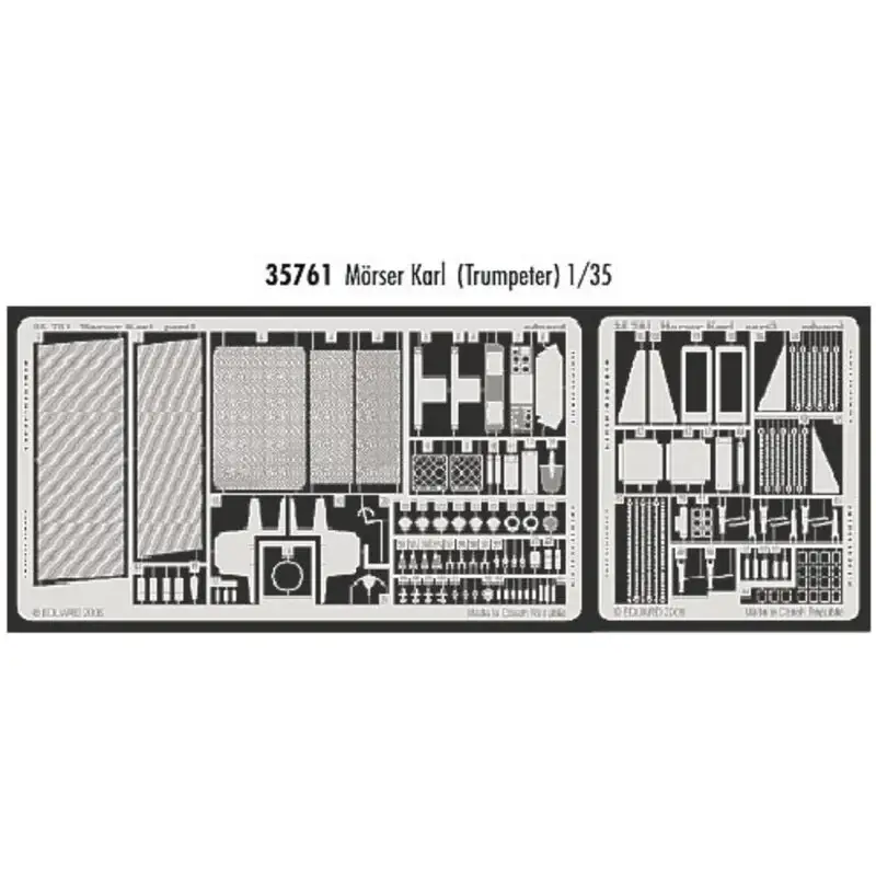 Tijdelijk Beschikbaar Morser Karl (designed to be used with model kits from Trumpeter) Accessoire