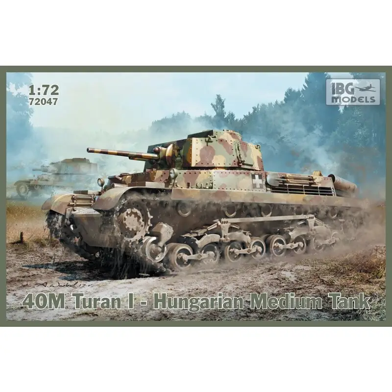40M Turan I - Hongaarse Medium Tank Schaalmodel Weekendaanbieding