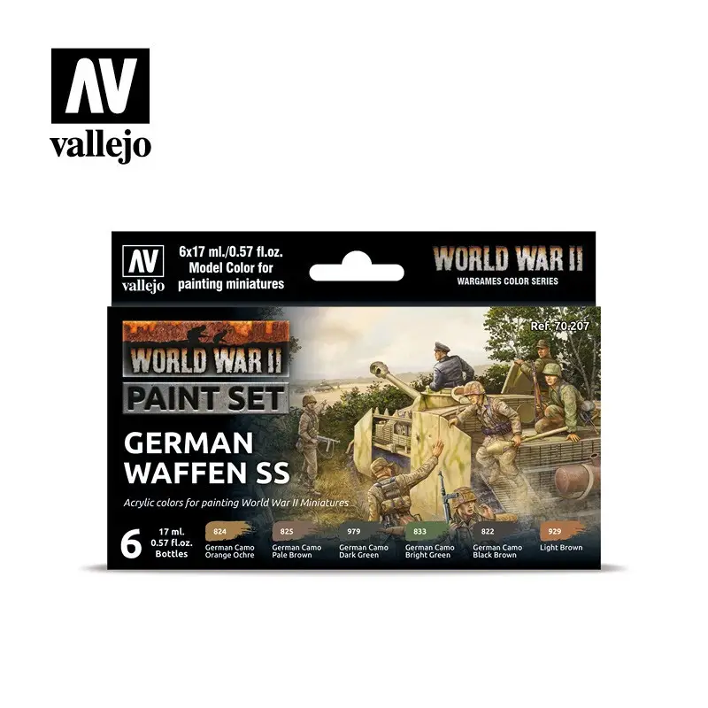 German waffen rvs kleur set 70207 Acrylverf Voordeelprijs