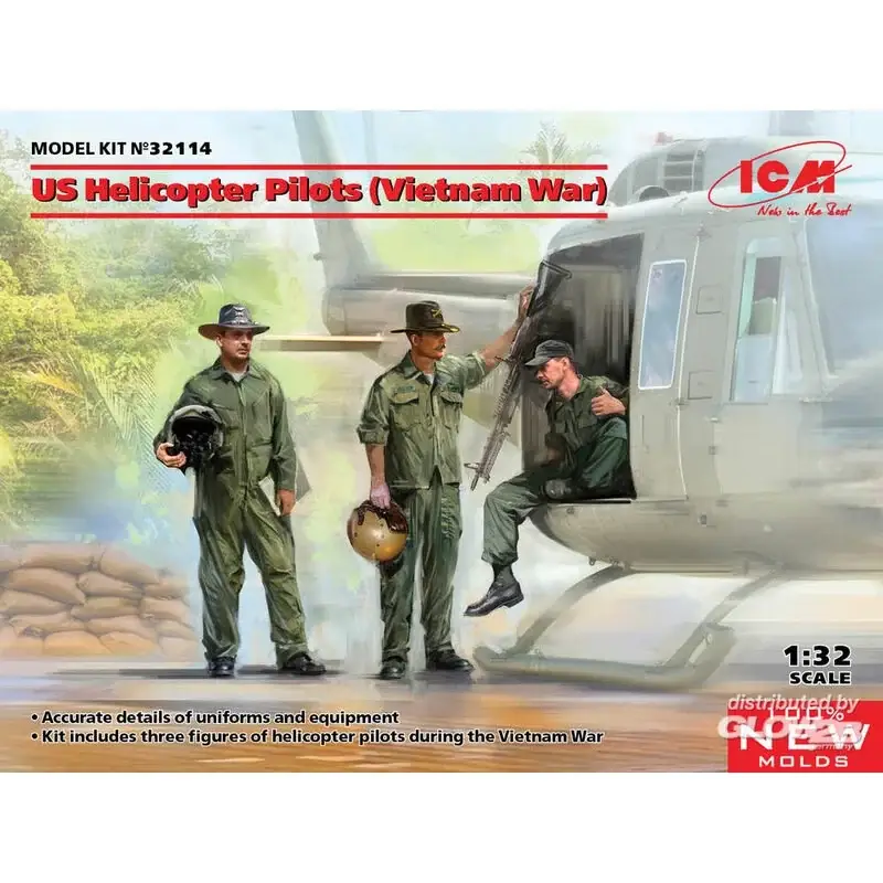 Amerikaanse helikopterpiloten (oorlog in Vietnam) (100% nieuwe mallen) Figuren Snelle Levering