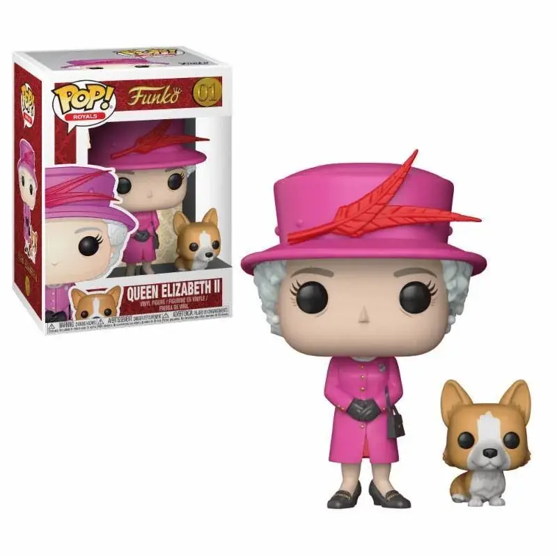 Royal Family POP! Vinyl Figure Queen Elizabeth II 9 cm Pop figur Dagaanbieding