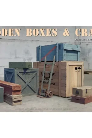 Houten kisten en kratten Weekendaanbieding