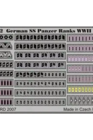 German SS Panzer Ranks WWII Accessoire Snelle Levering