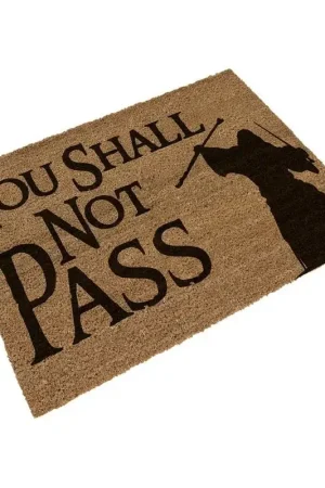 Op = Op Lord of the Rings Deurmat You Shall Not Pass 60 x 40 cm