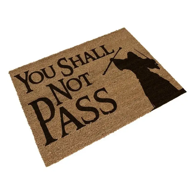 Op = Op Lord of the Rings Deurmat You Shall Not Pass 60 x 40 cm