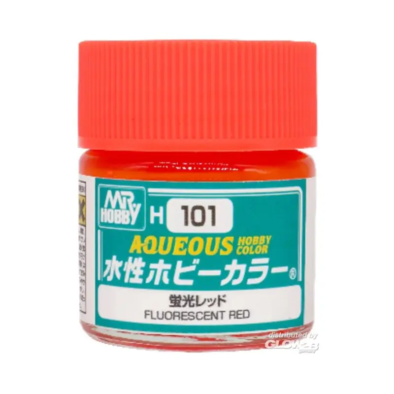 Gunze h-101 aqueous hobby colors (10 ml) fluorescent red Acrylverf Koop Online
