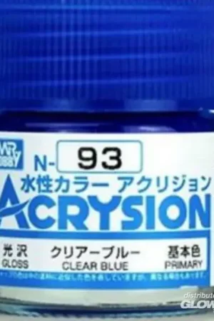 Mr Hobby -Gunze Acrysion (10 ml) Clear Blue Acrylverf Bestel Nu
