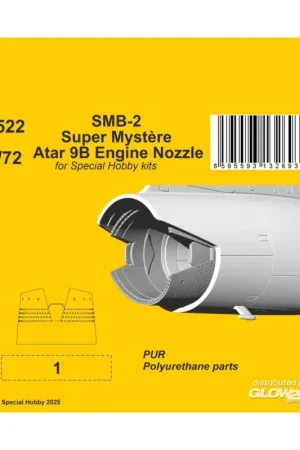 Koop Online SMB-2 Super Mystère Atar 9B Engine Nozzle for Special Hobby kit