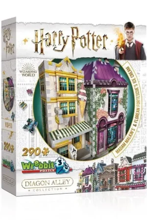 Gratis Retour HARRY POTTER - 3D Puzzel - Madame Guipure Shops - 290st Puzzle 3d