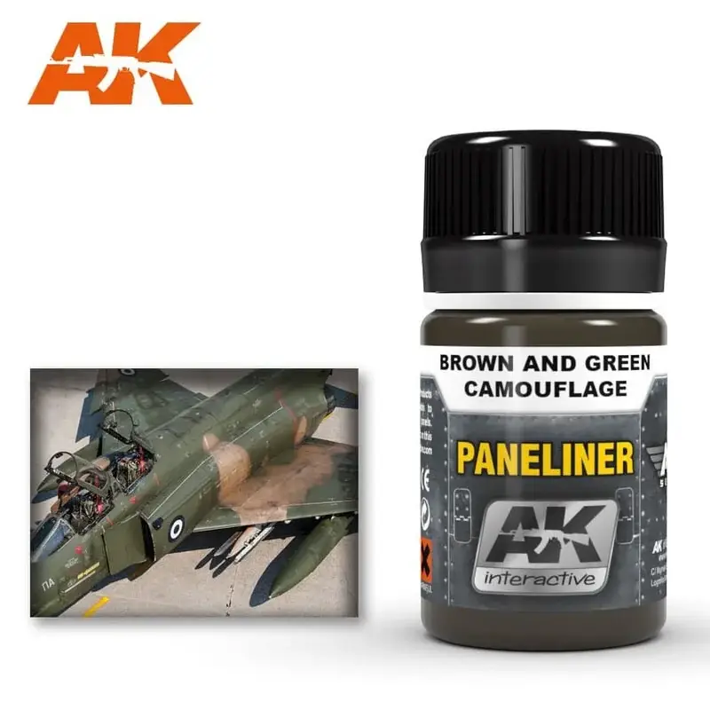Paneliner voor bruine en groene camouflage Actieprijs