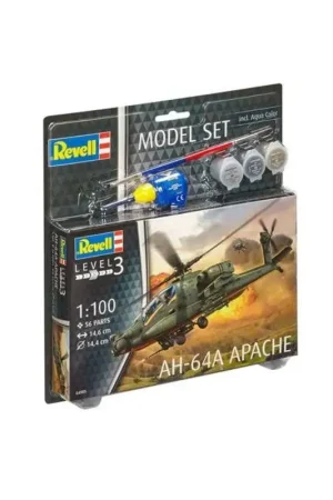 AH-64A Apache Box Schaalmodel Op = Op