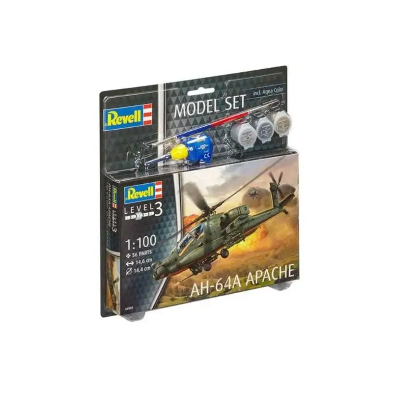 AH-64A Apache Box Schaalmodel Op = Op