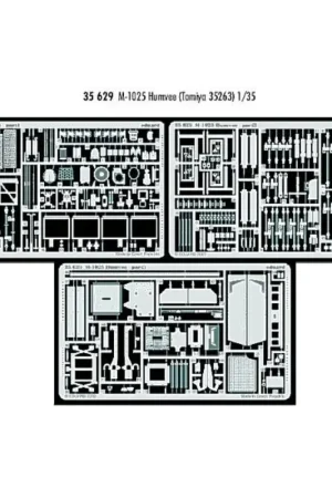 M1025 Humvee (toebehoren voor modelbouwsets van Tamiya TA35263) Accessoire Exclusieve Aanbieding