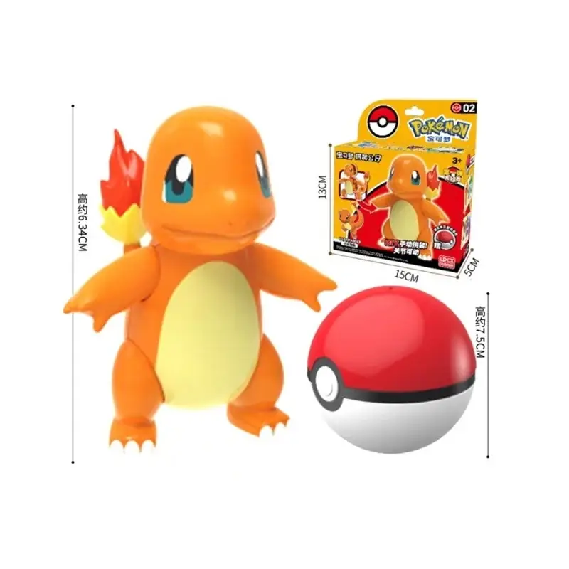 Pokemon Model Kit & Pokeball Salameche 6Cm Fabrieksprijs