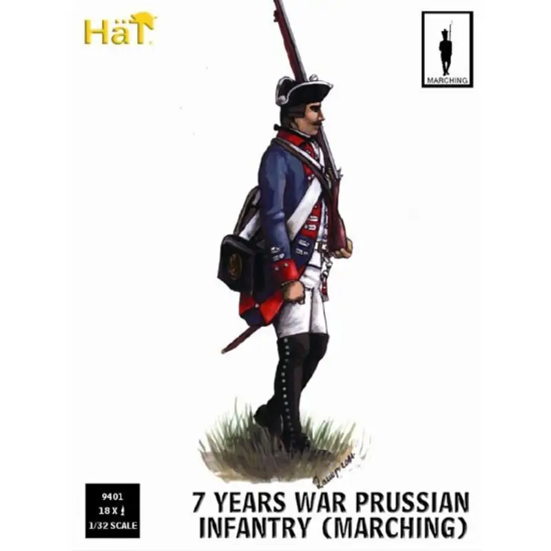 Direct Verzonden Prussians Marching (Seven Years War) Figuren