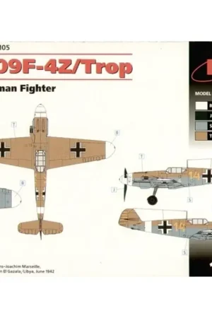 Finale Uitverkoop Messerschmitt Bf 109F-4Z/Trop Schaalmodel