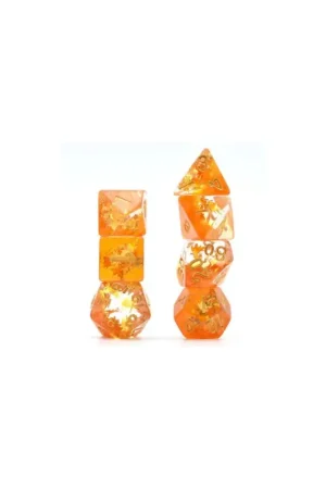 Set of 7 Resin Dice Insert Range - in box - Autumn Laatste Versie