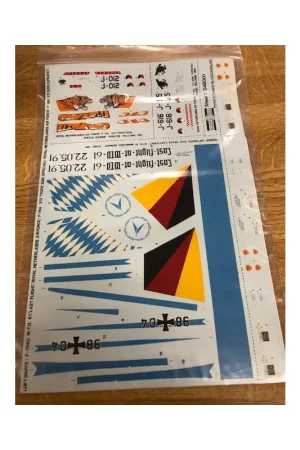 Sticker Terug in voorraad! Luftwaffe Lockheed F-104G Starfighter laatste vlucht WTD 61 Koop Vandaag