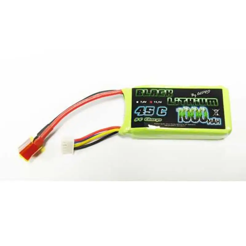 Nu Kopen Battery LiPo Black Lithium 1000mAh 45C 3S Stroomvoorziening