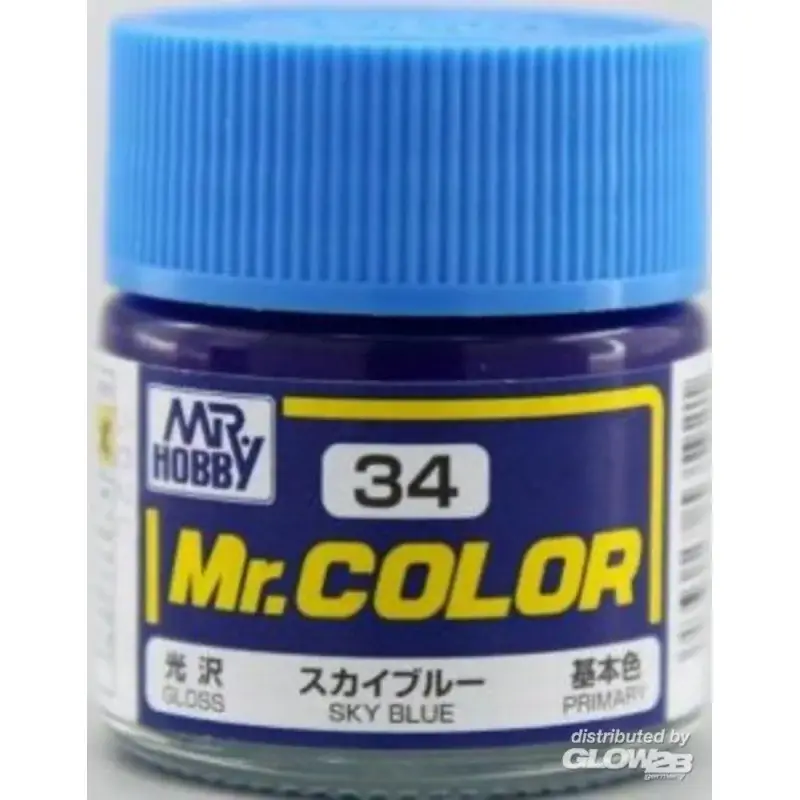 Nu Kopen Mr Hobby -Gunze Mr. Color (10 ml) Sky Blue Acrylverf