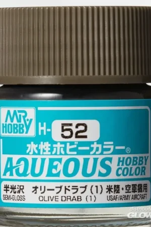 Populair Mr Hobby -Gunze Aqueous Hobby Colors (10 ml) Olive Drab (1) Acrylverf