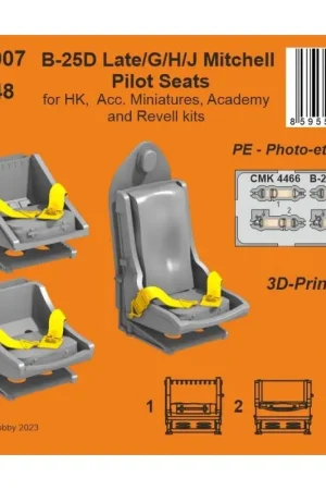 Nu Kopen B-25 Mitchell Pilot Seats 1/48 / for HK