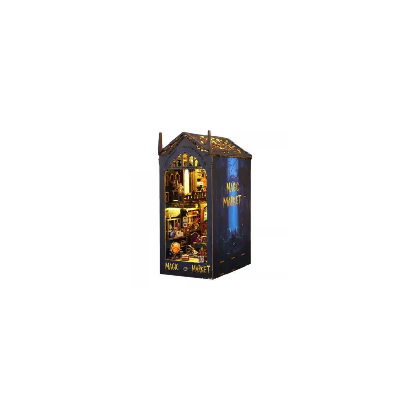 Bestel Nu Book Nook - Magic Market (18.3 x 11 x 27 cm) with movement and music