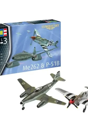 Seizoensaanbieding Gevechtsset me262 & p-51b Schaalmodel