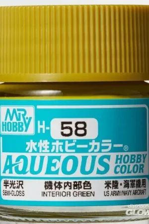 Mr Hobby -Gunze Aqueous Hobby Colors (10 ml) Interior Green Acrylverf Shop Nu